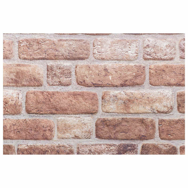 Seinäpaneelit 10 kpl 100 x 50 cm Ruskea EPS vaahtomuovi