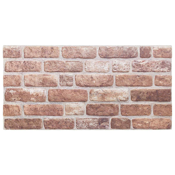 Seinäpaneelit 10 kpl 100 x 50 cm Ruskea EPS vaahtomuovi