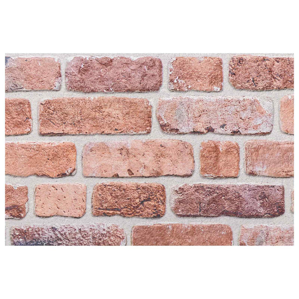 Seinäpaneelit 10 kpl 100 x 50 cm Punainen EPS vaahtomuovi