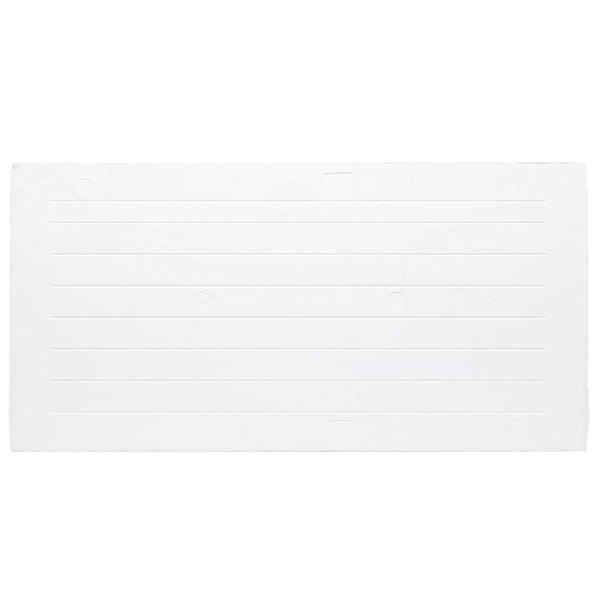 Seinäpaneelit 10 kpl 100 x 50 cm Punainen EPS vaahtomuovi