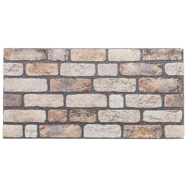 Seinäpaneelit 10 kpl 100 x 50 cm Vaaleanruskea EPS vaahtomuovi