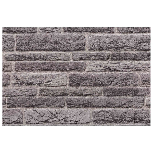Seinäpaneelit 10 kpl 100 x 50 cm Antrasiitti EPS vaahtomuovi