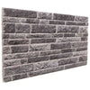 Seinäpaneelit 10 kpl 100 x 50 cm Antrasiitti EPS vaahtomuovi