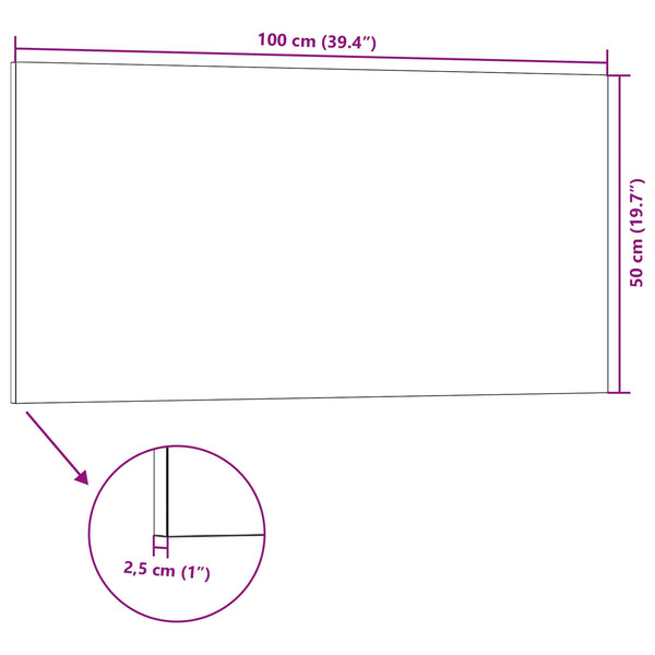 Seinäpaneelit 5 kpl 100 x 50 cm Vaaleanruskea EPS vaahtomuovi