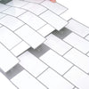 Metrolaatta 10 kpl Valkoinen harmaa 30 x 30 cm