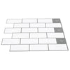 Metrolaatta 20 kpl Valkoinen harmaa 30 x 30 cm