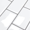 Metrolaatta 50 kpl Valkoinen harmaa 30 x 30 cm