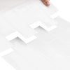 Metrolaatta 10 kpl valkoinen 30 x 30 cm Polyuretaani ja PET