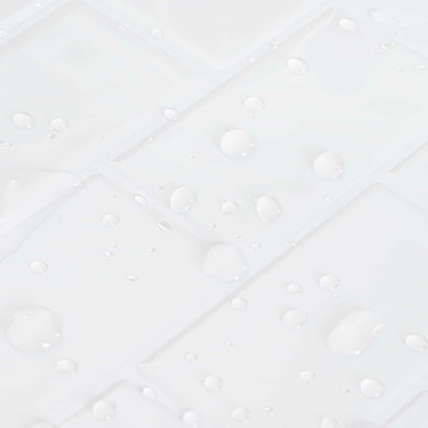 Metrolaatta 10 kpl valkoinen 30 x 30 cm Polyuretaani ja PET