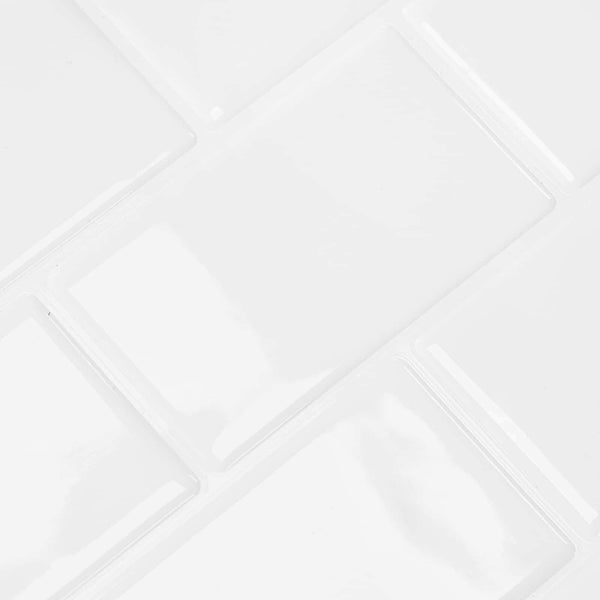 Metrolaatta 20 kpl valkoinen 30 x 30 cm Polyuretaani ja PET