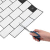 Metrolaatta 10 kpl Valkoinen musta 30 x 30 cm
