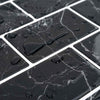 Metrolaatta 10 kpl Musta marmori 30 x 30 cm Polyuretaani ja PET