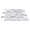 Metrolaatta 10 kpl Valkoinen marmori 30 x 30 cm