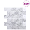 Metrolaatta 50 kpl Valkoinen marmori 30 x 30 cm