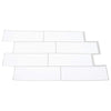 Metrolaatta 20 kpl Valkoinen harmaa 29 x 21 cm