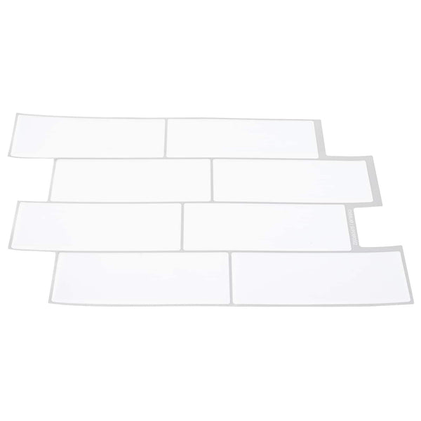Metrolaatta 20 kpl Valkoinen harmaa 29 x 21 cm