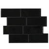 Metrolaatta 10 kpl Musta 29 x 21 cm Polyuretaani ja PET