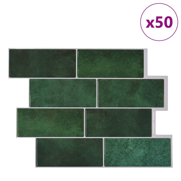 Metrolaatta 50 kpl Tummanvihreä 29 x 21 cm Polyuretaani ja PET