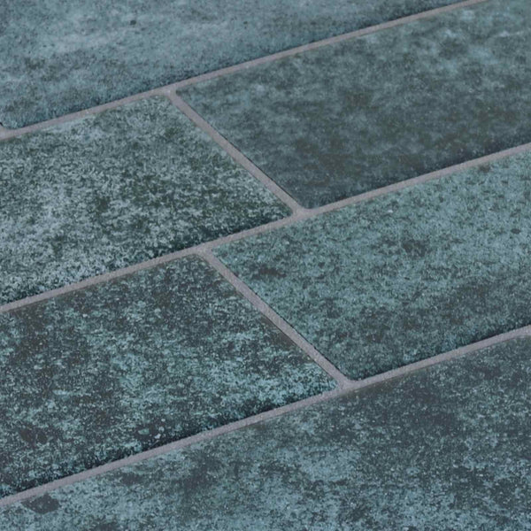 Metrolaatta 10 kpl Sinivihreä 29 x 21 cm Polyuretaani ja PET