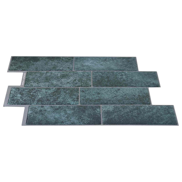 Metrolaatta 10 kpl Sinivihreä 29 x 21 cm Polyuretaani ja PET