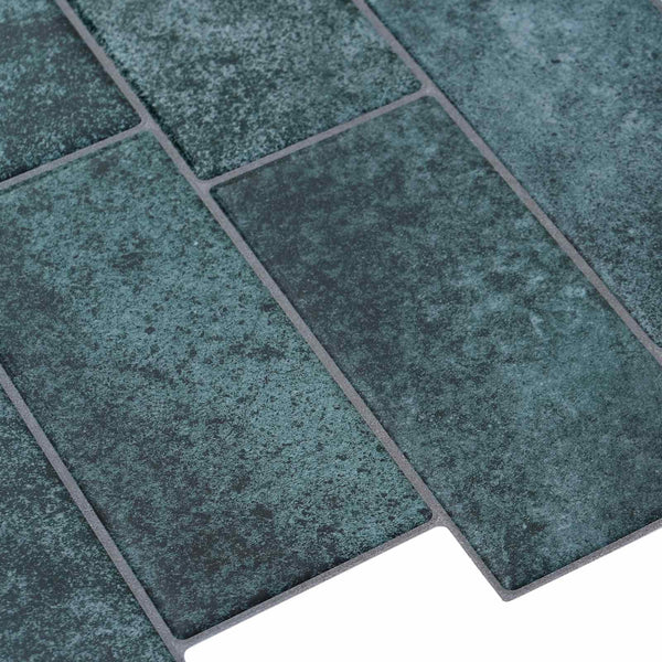 Metrolaatta 20 kpl Sinivihreä 29 x 21 cm Polyuretaani ja PET