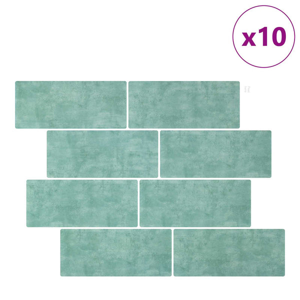 Metrolaatta 10 kpl Harmaa vihreä 29 x 21 cm Polyuretaani ja PET