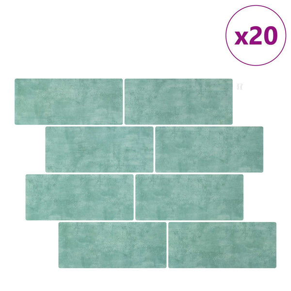 Metrolaatta 20 kpl Harmaa vihreä 29 x 21 cm Polyuretaani ja PET
