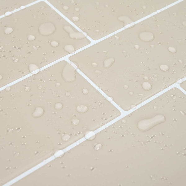 Metrolaatta 10 kpl Beige 29 x 21 cm Polyuretaani ja PET