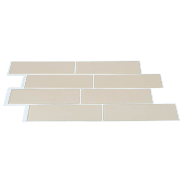 Metrolaatta 10 kpl Beige 29 x 21 cm Polyuretaani ja PET