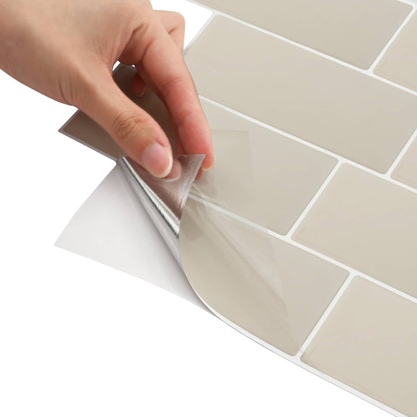 Metrolaatta 20 kpl Beige 29 x 21 cm Polyuretaani ja PET