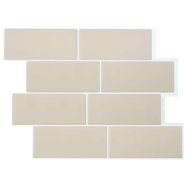 Metrolaatta 20 kpl Beige 29 x 21 cm Polyuretaani ja PET