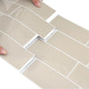 Metrolaatta 50 kpl Beige 29 x 21 cm Polyuretaani ja PET