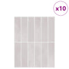 Suorakulmainen laatta 10 kpl Beige 29 x 23 x 0,08 cm