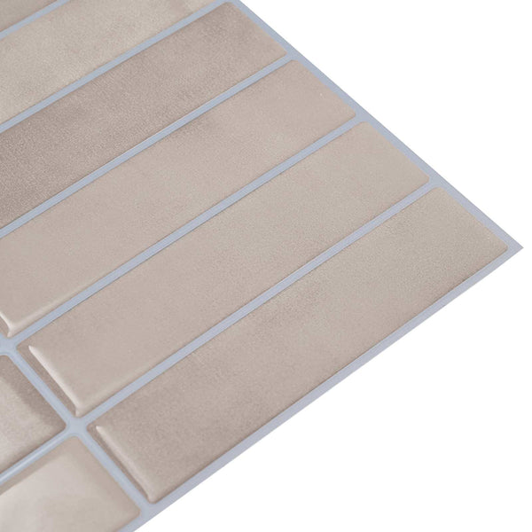 Suorakulmainen laatta 10 kpl Beige kahvi 29 x 23 x 0,08 cm