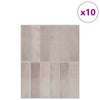 Suorakulmainen laatta 10 kpl Beige kahvi 29 x 23 x 0,08 cm