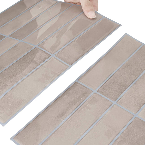 Suorakulmainen laatta 20 kpl Beige kahvi 29 x 23 x 0,08 cm