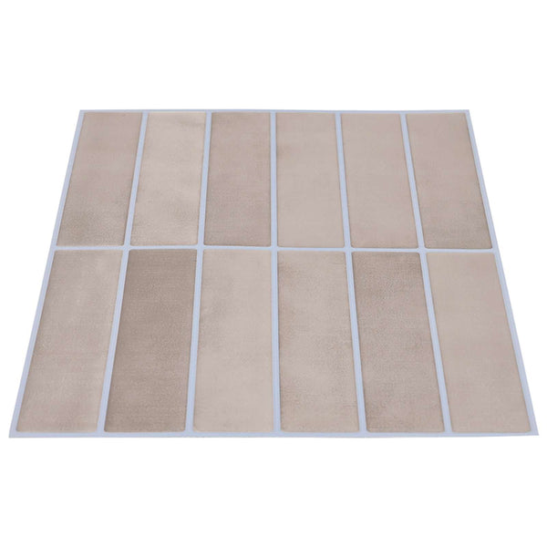 Suorakulmainen laatta 20 kpl Beige kahvi 29 x 23 x 0,08 cm