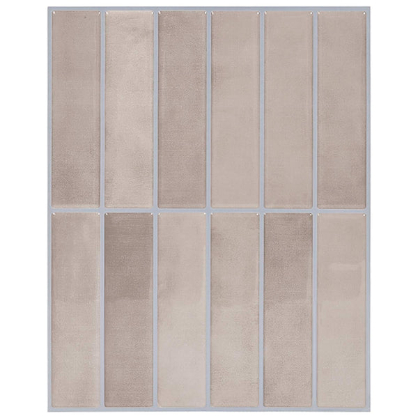 Suorakulmainen laatta 20 kpl Beige kahvi 29 x 23 x 0,08 cm