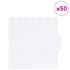 Höyhen laatta 50 kpl valkoinen 30 x 30 cm Polyuretaani ja PET