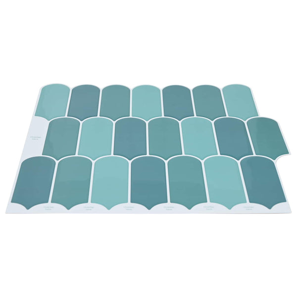 Höyhen laatta 20 kpl Sininen 30 x 30 cm Polyuretaani ja PET