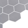 Heptagonaalinen laatta 10 kpl Harmaa 30 x 30 cm