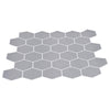 Heptagonaalinen laatta 20 kpl Harmaa 30 x 30 cm