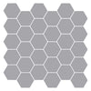 Heptagonaalinen laatta 50 kpl Harmaa 30 x 30 cm