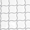 Lanturn-laatta 10 kpl valkoinen 27 x 27 cm Polyuretaani ja PET