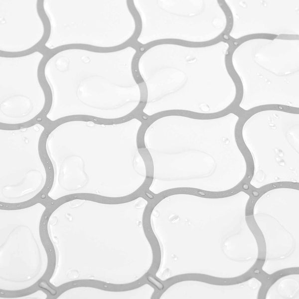 Lanturn-laatta 50 kpl valkoinen 27 x 27 cm Polyuretaani ja PET