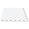 Lanturn-laatta 50 kpl valkoinen 27 x 27 cm Polyuretaani ja PET