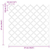 Lanturn-laatta 10 kpl Harmaa 27 x 27 cm Polyuretaani ja PET