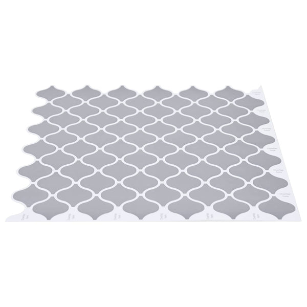 Lanturn-laatta 20 kpl Harmaa 27 x 27 cm Polyuretaani ja PET