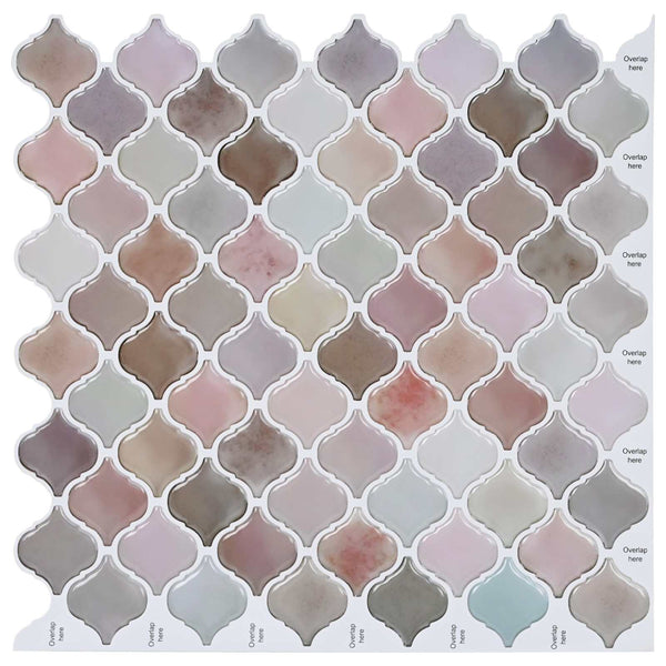 Lanturn-laatta 20 kpl Beige 27 x 27 cm Polyuretaani ja PET