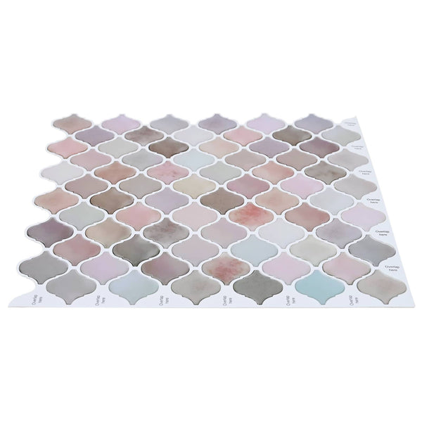 Lanturn-laatta 50 kpl Beige 27 x 27 cm Polyuretaani ja PET